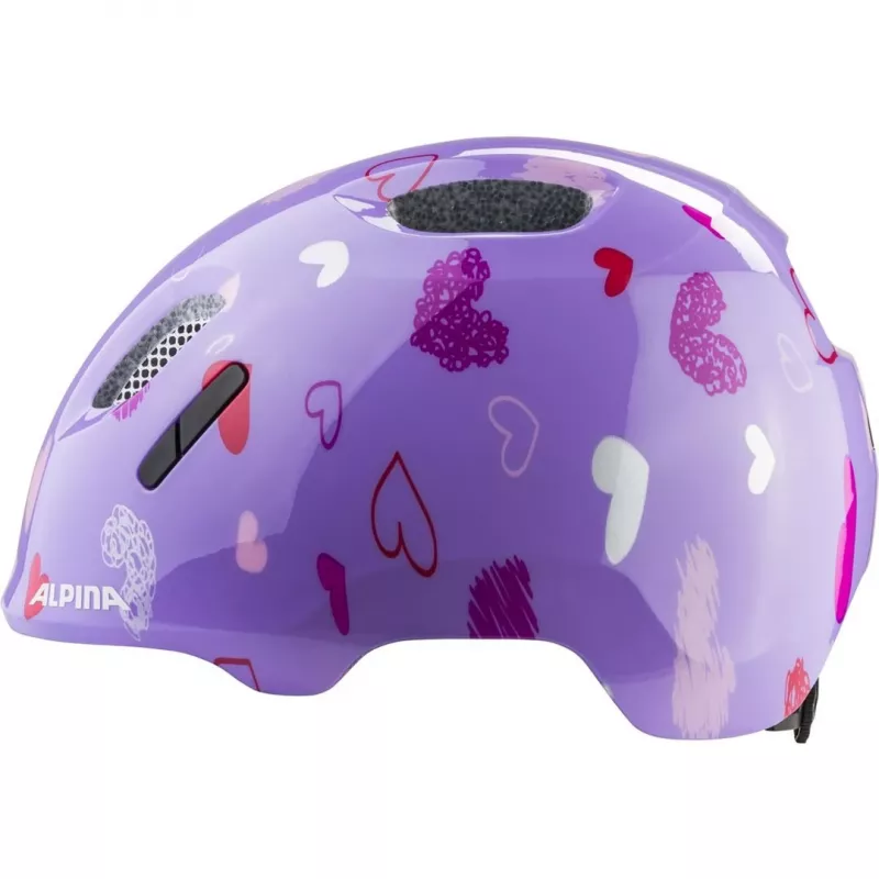 Cyklistická prilba ALPINA XIMO 2 PURPLE HEARTS GLOSS 49-54