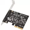 SilverStone SST-ECU07 adaptérová karta PCIe 3.0 x4 USB 3.2 Gen 2x2, 1x interný USB-C, nízky profil