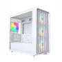 PC skriňa Montech X5M (W) Micro Tower, biela — Micro-ATX/Mini-ITX, podporuje ATX napájacie zdroje, 3x120 mm vpredu, 1x120 mm vzadu, 2x 3,5