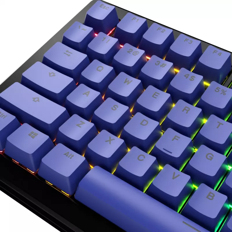 Sada keycapov GLORIOUS GPBT Basics Mana Blue – PBT, ANSI rozloženie