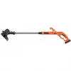 Black+Decker ST1823 akumulátorový vyžínač trávy 18 V, 25 cm, Li-ion 1,5 Ah, teleskopická tyč, oranžový/čierny