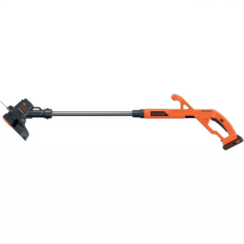 Black+Decker ST1823 akumulátorový vyžínač trávy 18 V, 25 cm, Li-ion 1,5 Ah, teleskopická tyč, oranžový/čierny