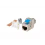 Keystone modul Lanberg KSF8-4000 plochý modrý strieborný RJ-45