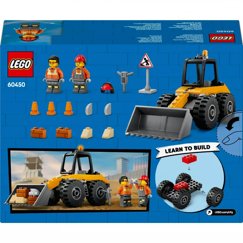 LEGO City 60450 Žltý kolesový nakladač