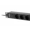 Lanberg PDU-03E-0200-BK Power Distribution Unit (PDU) 3 AC výstupy 1U čierna