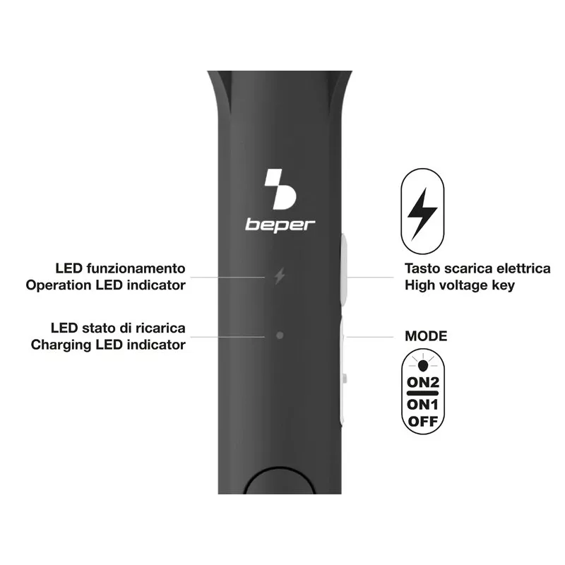 Nabíjateľný lapač hmyzu Beper P206ZAN250 s podstavcom, 2 W