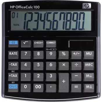 HP-OC 100 II/INT BX kancelárska kalkulačka čierna