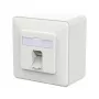METZ CONNECT zásuvka E-DAT C6A LSA++ 1 port AP dopravná biela