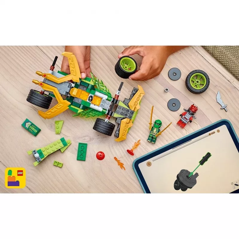 LEGO stavebnica NINJAGO Lloydov Action Speedster 71828, 181 dielov, 2 minifigúrky, vek 7+