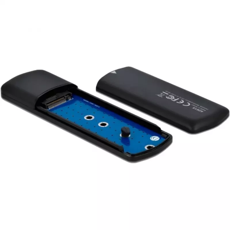 SSD puzdro DeLOCK 42615 čierne M.2