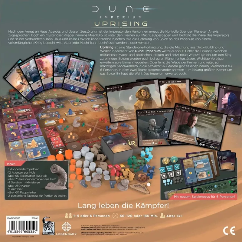 Dune: Imperium - Uprising, spoločenská hra