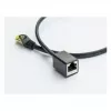 Goodconnections 8070VR-100S Ethernet patch kábel čierny