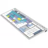 Logickeyboard LKB-RESC-CWMU-UK klávesnica Office USB QWERTY anglická