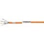 LogiLink Professional - kábel na kotúči - 200 m - 7,5 mm - S/FTP - Cat.7 surový kábel - bezhalogénový, robustný - oranžový