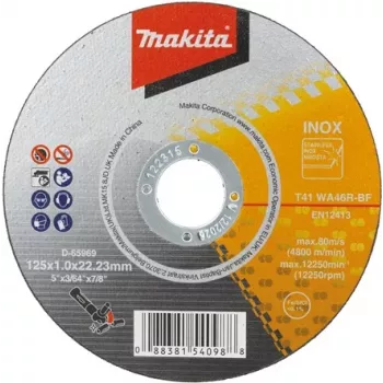 INOX rezný kotúč Makita D-65969-50 125 x 1,00 mm, balenie 50 ks
