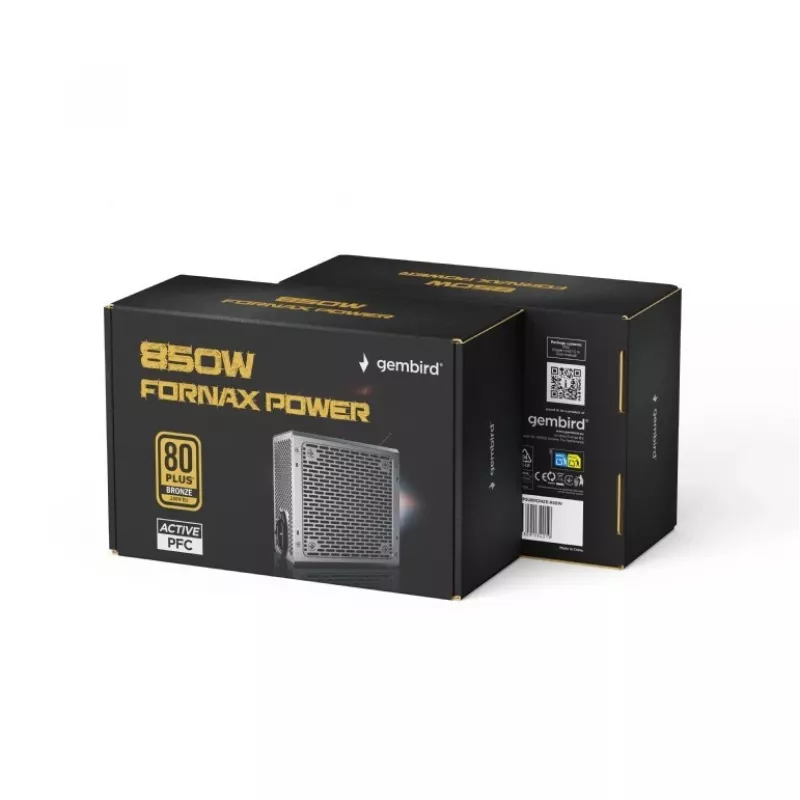 Napájací zdroj 850W aktívne PFC 12 cm ventilátor 80+ Bronze priemyselný