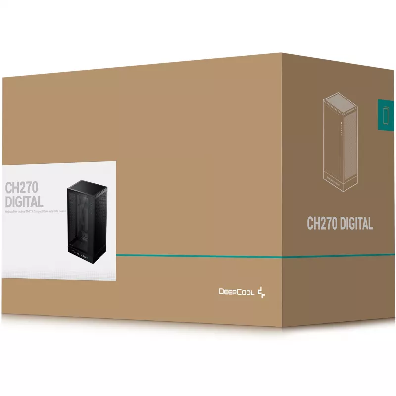 DeepCool CH270 skriňa (R-CH270-BKNDM0-G-1)