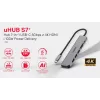 USB-C hub Unitek 7in1 hliník PD 100W 5 Gbps — multiport adaptér s Power Delivery