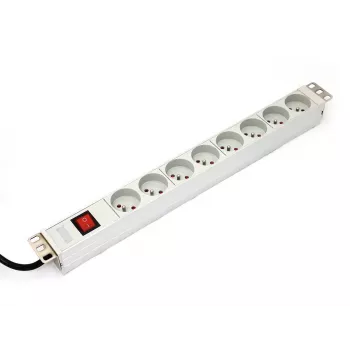 DIGITUS Professional A-19-STRIP-2-IMP – jednotka rozvodu napájania (rack – montáž do racku) – striedavý prúd 250 V – vstupné napájanie – výstup
