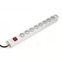 DIGITUS Professional A-19-STRIP-2-IMP – jednotka rozvodu napájania (rack – montáž do racku) – striedavý prúd 250 V – vstupné napájanie – výstup
