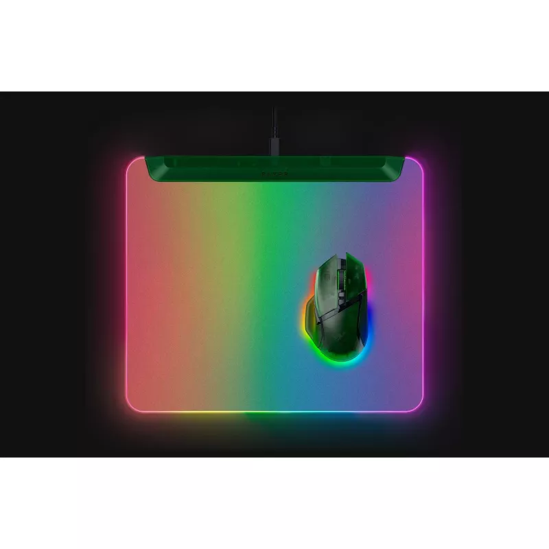Razer Firefly V2 Pro podložka pod myš zelená