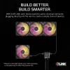 Ventilátor Corsair iCUE LINK RX140 MAX RGB 14 cm čierny 300–1600 ot/min