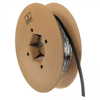 Ochranná hadica na káble Label the Cable LTC Pro 5111, 10 m, čierna – na zväzovanie a organizovanie káblov