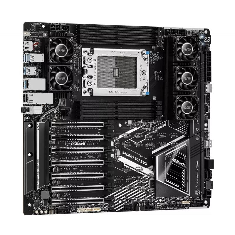 ASRock WRX90 WS EVO základná doska AMD WRX90 socket sTR5 EEB