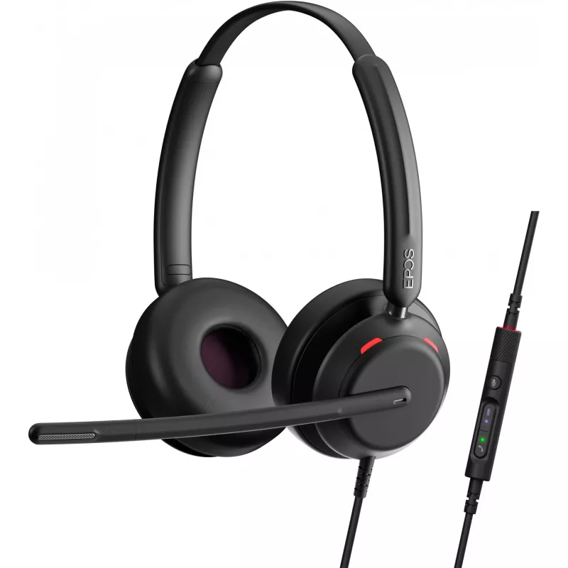 EPOS IMPACT 760T - headset - on-ear - káblový - USB-C - čierny - certifikovaný pre Microsoft Teams (1001214)