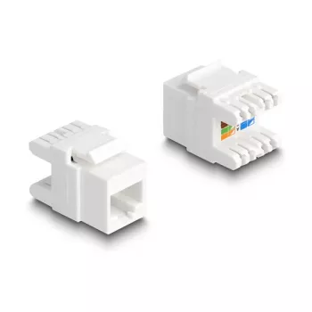 Keystone modul DeLOCK 88131 plochý RJ-45 biela