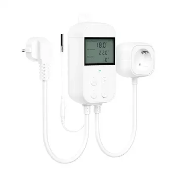 Digitálny termostat Meross MTS960HK biely LCD AC 16A