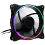 Inter-Tech 888860272 RGB ventilátor do skrine, 120 mm, 120x120x25 mm, čierny