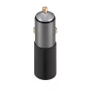 Akyga AK-CH-26 GaN autonabíjačka 12/24 V, 100 W, USB-C PD 3.0 + USB-A QC 3.0, sivá