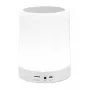 Manhattan Sound Science Bluetooth reproduktor, 5 hodín prehrávania, dosah 10 m, čítačka microSD kariet (32 GB), Aux 3,5-mm konektor, výstup 3 W, USB-A nabíjací kábel v balení, 1200-mAh batéria, Bluetooth v5, integrované zavesenie, biela, 3 roky záruka