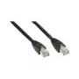 Wentronic Goobay CAT 5e patch kábel, U/UTP, čierny, 50 m - CCA medená zmes (68652)