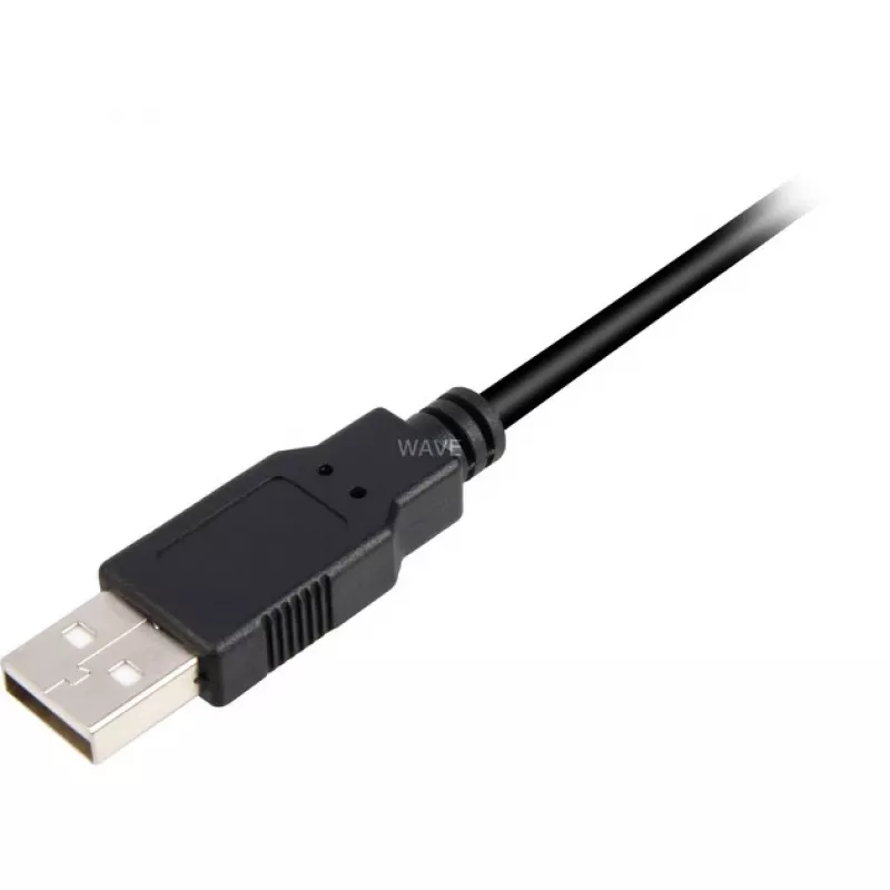 USB 2.0 kábel, USB-A konektor samec > Micro-USB konektor samec (čierny, 3,0 metre)