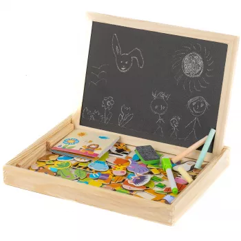 Extralink Toys tabuľa KREDOVO-MAGNETICKÁ vzdelávacia obojstranná
