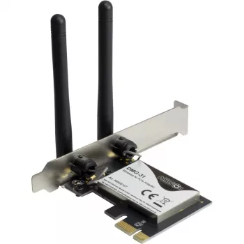 Inter-Tech DMG-31 - interná - bezdrôtová - PCI Express - Wi-Fi - Wi-Fi 4 (802.11n) - 300 Mbit/s (88888147)