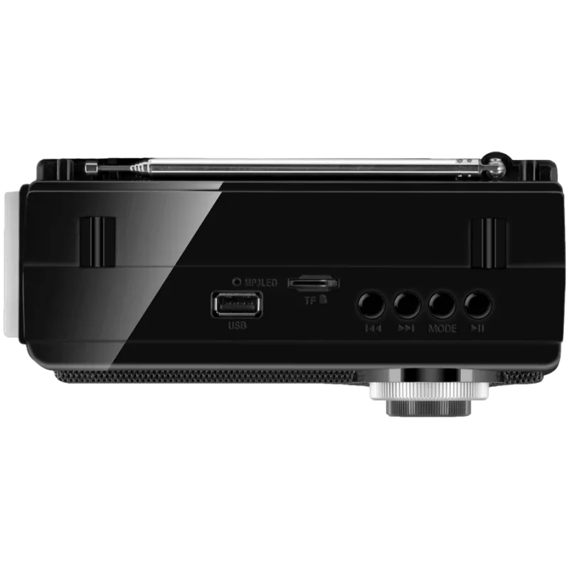 Reproduktor SVEN SRP-155, čierny (3W, Bluetooth, FM/AM/SW, USB, microSD, baterka, akumulátor)