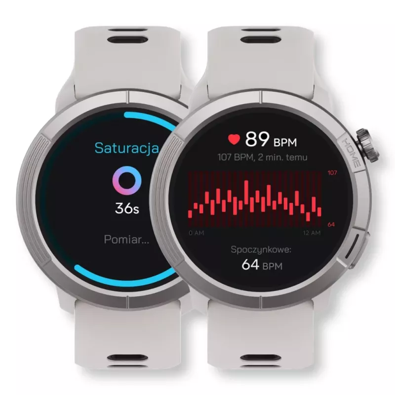 Stelio Smartwatch Activ Pro GPS model STSWA102TN, 46 mm titánové puzdro