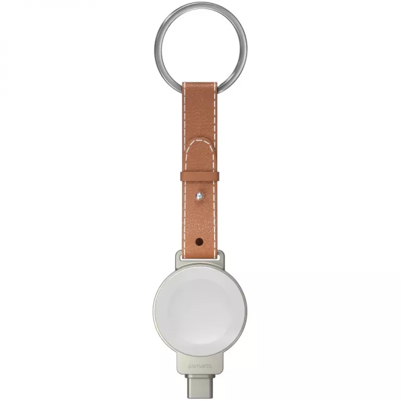 Bezdrôtová nabíjačka 4smarts 541476 pre Apple Watch — strieborná