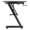 Počítačový stôl Subsonic SA5706 čierny rovný PVC 120x60 cm