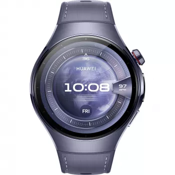 Watch 5 46mm (Rates-L39L), smartwatch sivá/fialová, kompozitný remienok sivofialový, puzdro z titánu