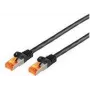 Sieťový kábel S/CONN 08-26085 čierny 15 m Cat6a S/FTP