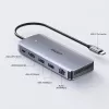 UNITEK aktívny hub USB-C 10GBPS,M.2,HDMI, PD 100W