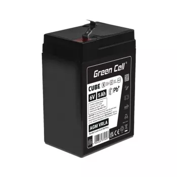 UPS batéria uzavretá olovená Green Cell AGM6V5AH-J 6 V 5 Ah