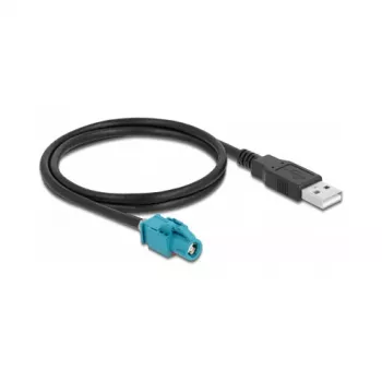 HSD Z kábel konektor samica na USB 2.0 Type-A konektor samec 1 m DeLOCK