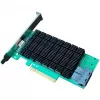 HighPoint Rocket 710L 8x port na PCIe 3.0 x8 12Gb/s SAS DAS - Serial Attached SCSI (SAS) - SAS1