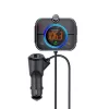 FM vysielač SAVIO TR-14 Bluetooth USB, FM 87,6–107,9 MHz, MicroSD, USB-C, 12 V napájanie z auta