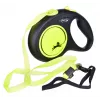 FLEXI nový Neon L – navíjacie vodítko – 5 m